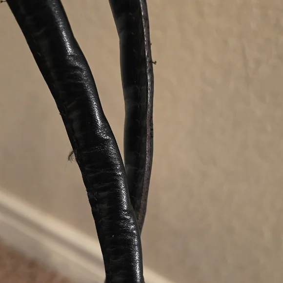 Patricia Nash Black Leather Tote with Double Strap Handles - Picture 4 of 15